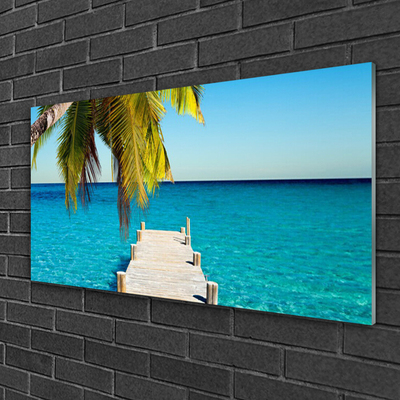 Quadro de vidro Arquitetura da Ponte Marítima