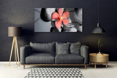 Pintura em vidro Arte em Pedras de Flores