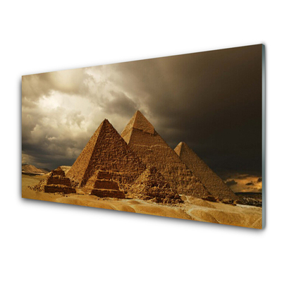 Pintura em vidro Arquitetura das Pirâmides