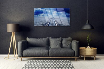 Pintura em vidro Arquitetura de Trilhas