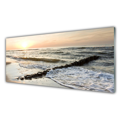 Quadro de vidro Paisagem Marinha