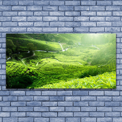 Pintura em vidro Prado da Natureza