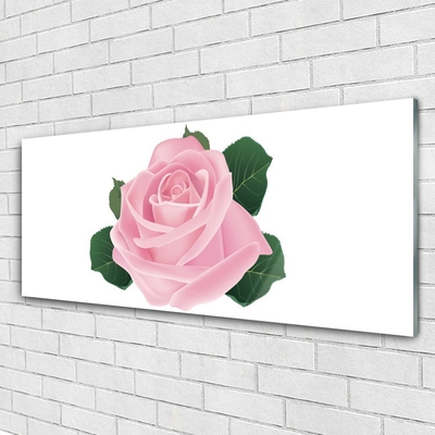 Quadro de vidro Rosa Flor Planta Natureza