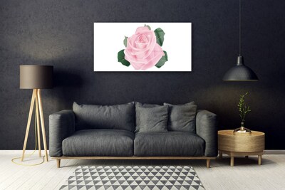 Quadro de vidro Rosa Flor Planta Natureza
