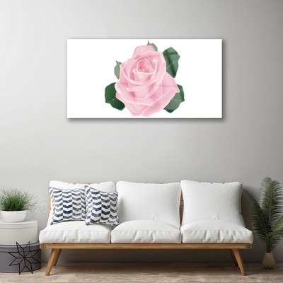 Quadro de vidro Rosa Flor Planta Natureza