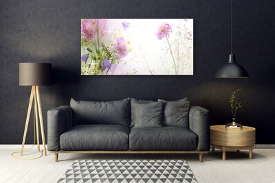 Pintura em vidro Flores Planta Natureza