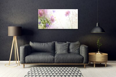 Pintura em vidro Flores Planta Natureza