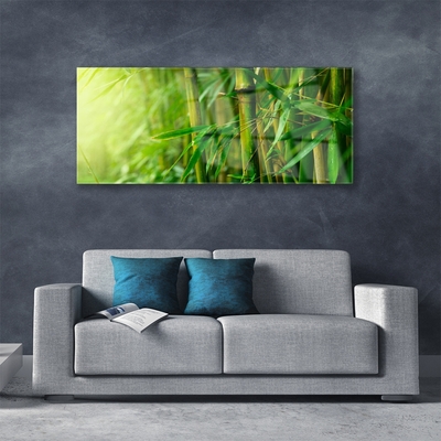 Quadro de vidro Planta de caule de bambu