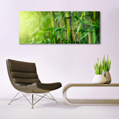 Quadro de vidro Planta de caule de bambu