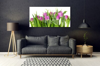 Pintura em vidro Tulipas Flores Planta