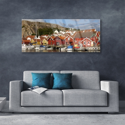 Quadro de vidro Paisagem da cidade