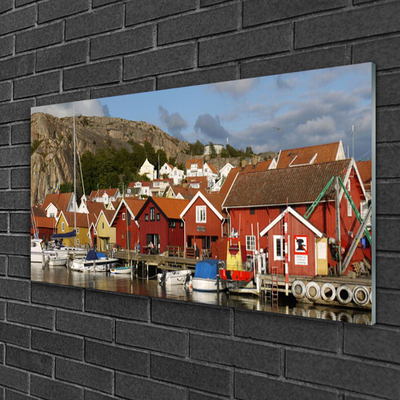 Quadro de vidro Paisagem da cidade