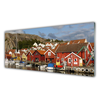 Quadro de vidro Paisagem da cidade