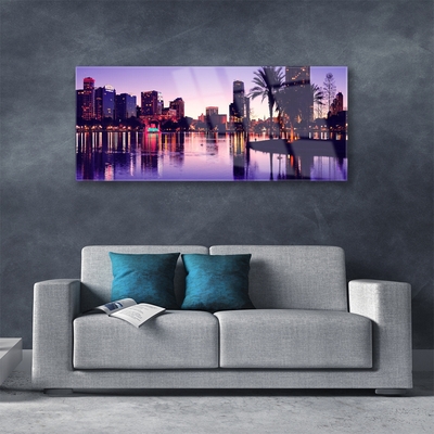 Quadro de vidro Casas da Cidade