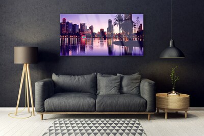 Quadro de vidro Casas da Cidade