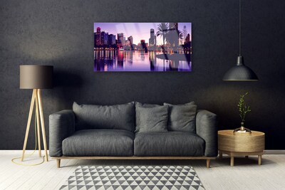 Quadro de vidro Casas da Cidade