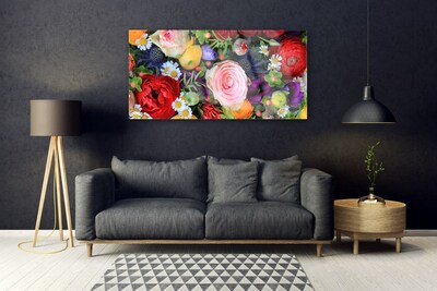 Pintura em vidro Flores Planta Natureza