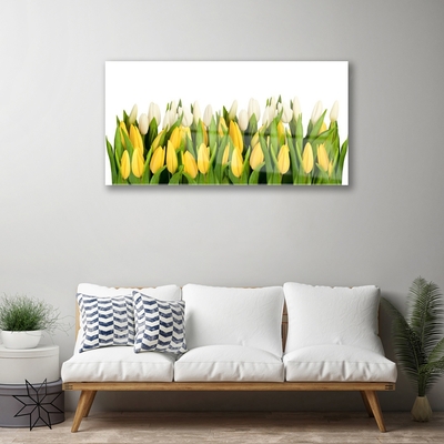 Pintura em vidro Tulipas Flores Planta