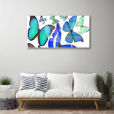 Quadro de vidro Borboletas Natureza