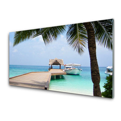 Quadro de vidro Arquitetura da Ponte Marítima