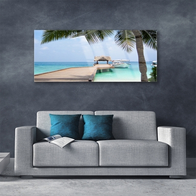 Quadro de vidro Arquitetura da Ponte Marítima