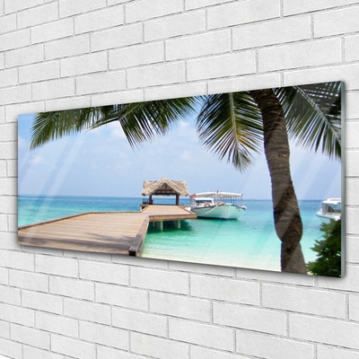 Quadro de vidro Arquitetura da Ponte Marítima