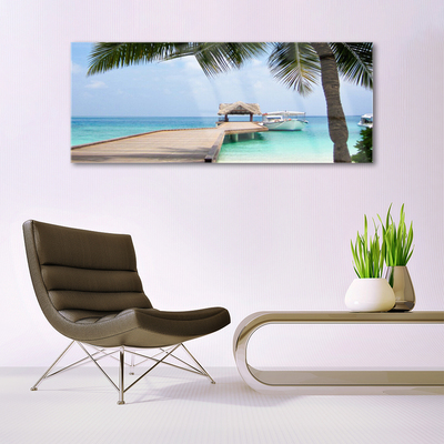 Quadro de vidro Arquitetura da Ponte Marítima