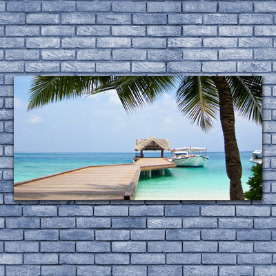 Quadro de vidro Arquitetura da Ponte Marítima