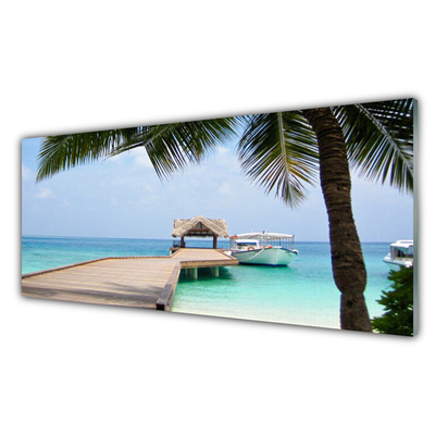 Quadro de vidro Arquitetura da Ponte Marítima