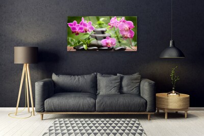 Pintura em vidro Arte em Pedras de Flores