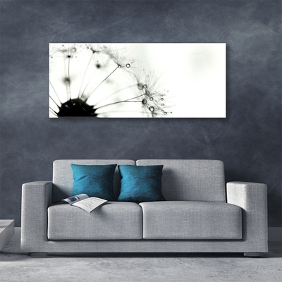 Quadro de vidro Planta dente-de-leão