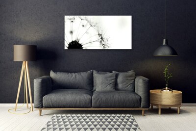 Quadro de vidro Planta dente-de-leão