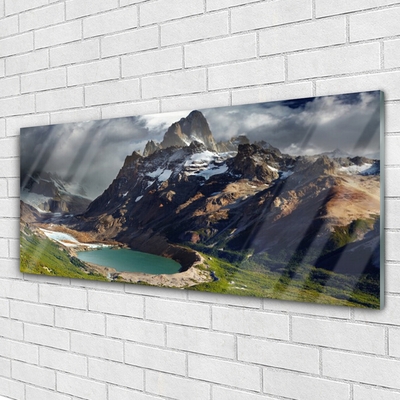 Pintura em vidro Paisagem da Baía da Montanha