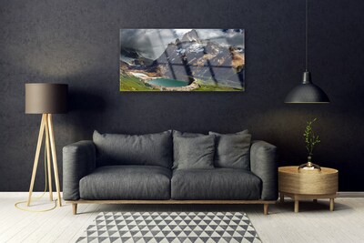 Pintura em vidro Paisagem da Baía da Montanha