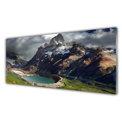 Pintura em vidro Paisagem da Baía da Montanha