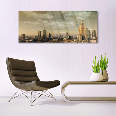 Quadro de vidro Casas da Cidade