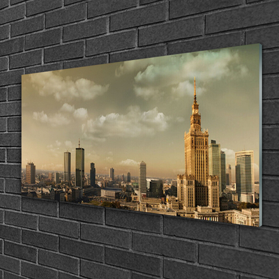 Quadro de vidro Casas da Cidade