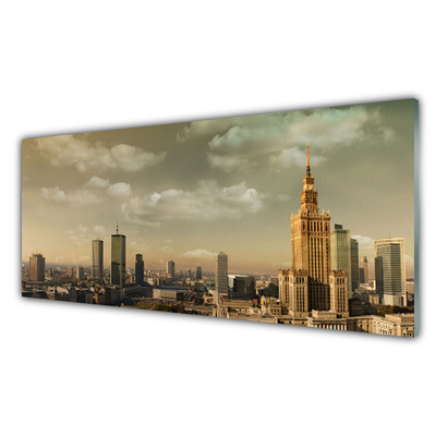 Quadro de vidro Casas da Cidade