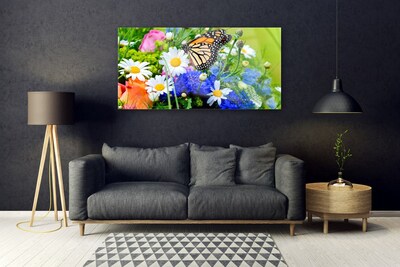Pintura em vidro Flores Planta Natureza