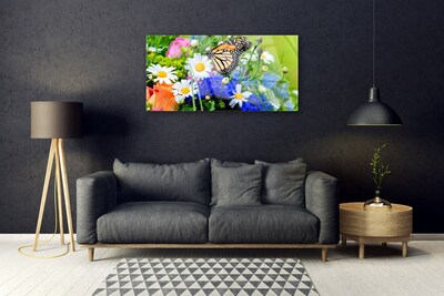 Pintura em vidro Flores Planta Natureza