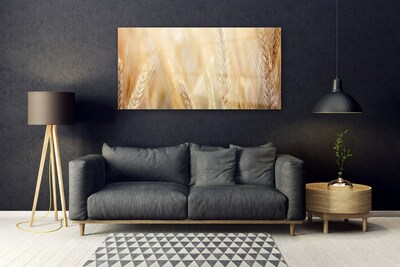 Pintura em vidro Natureza da planta de trigo