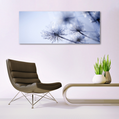 Pintura em vidro Planta dente-de-leão