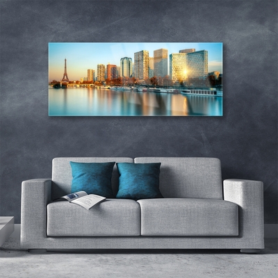 Quadro de vidro Casas do Mar da Cidade Paris