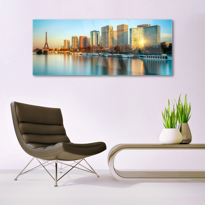 Quadro de vidro Casas do Mar da Cidade Paris