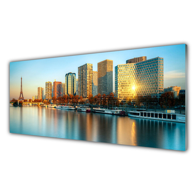 Quadro de vidro Casas do Mar da Cidade Paris