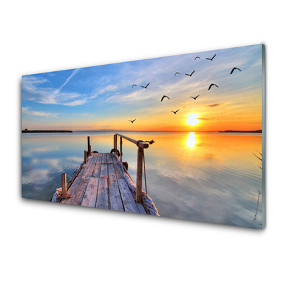 Quadro de vidro Arquitetura da Ponte Marítima