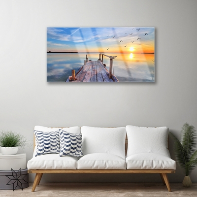 Quadro de vidro Arquitetura da Ponte Marítima