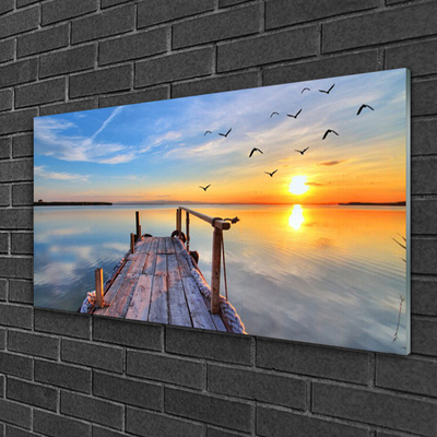 Quadro de vidro Arquitetura da Ponte Marítima