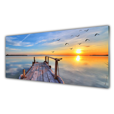 Quadro de vidro Arquitetura da Ponte Marítima