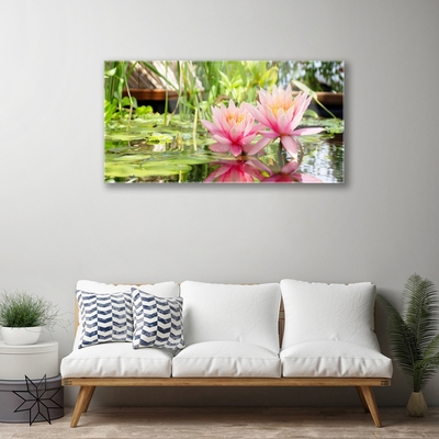Pintura em vidro Flores Planta Natureza